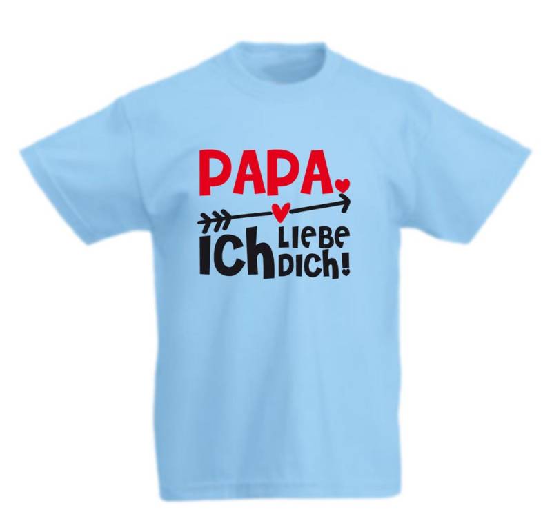 G-graphics T-Shirt Papa ich liebe Dich! Kinder T-Shirt mit coolem Spruch als Frontprint von G-graphics