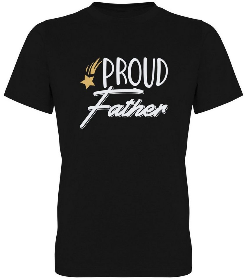 G-graphics T-Shirt Proud Father Herren T-Shirt, mit trendigem Frontprint, Aufdruck auf der Vorderseite, Spruch/Sprüche/Print/Motiv, für jung & alt von G-graphics