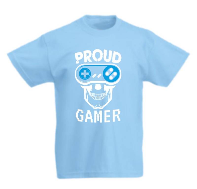 G-graphics T-Shirt Proud Gamer Kinder T-Shirt mit coolem Frontprint für Gamer*innen von G-graphics