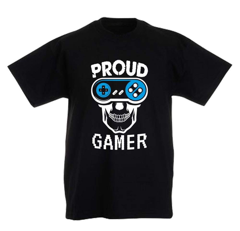 G-graphics T-Shirt Proud Gamer Kinder T-Shirt mit coolem Frontprint für Gamer*innen von G-graphics