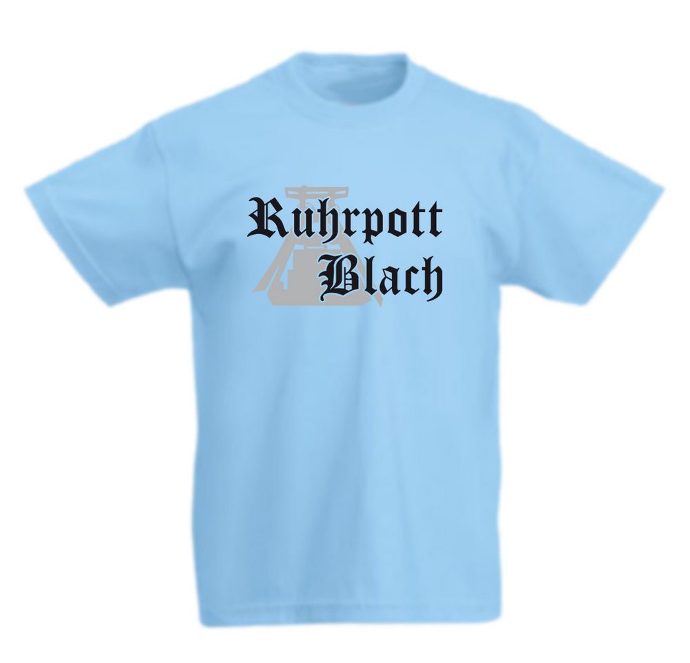 G-graphics T-Shirt Ruhrpott Blach Kinder T-Shirt, mit Spruch / Sprüche / Print / Aufdruck von G-graphics