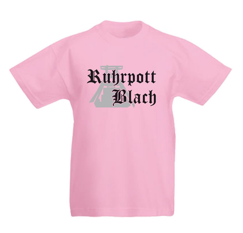 G-graphics T-Shirt Ruhrpott Blach Kinder T-Shirt mit coolem Ruhrgebiets-Motiv / Print von G-graphics