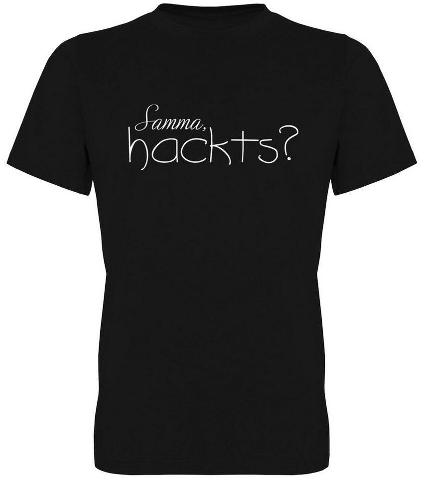 G-graphics T-Shirt Samma, hackts? Herren T-Shirt, mit trendigem Frontprint, Aufdruck auf der Vorderseite, Spruch/Sprüche/Print/Motiv, für jung & alt von G-graphics