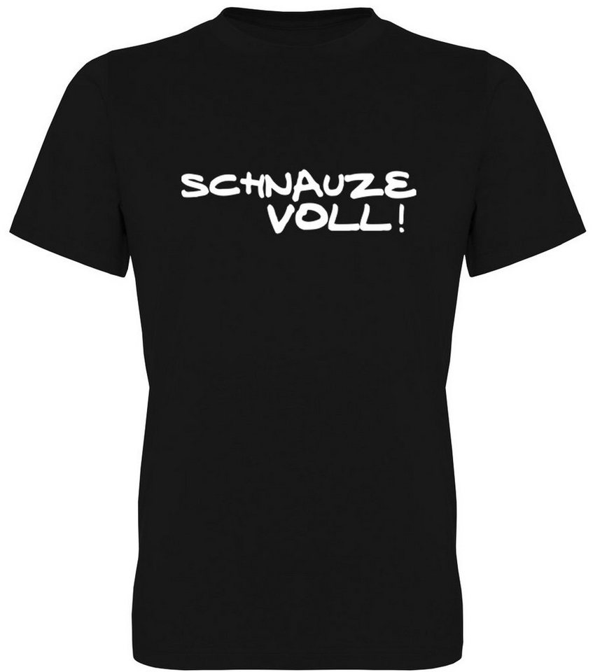 G-graphics T-Shirt Schnauze voll! Herren T-Shirt, mit trendigem Frontprint, Aufdruck auf der Vorderseite, Spruch/Sprüche/Print/Motiv, für jung & alt von G-graphics