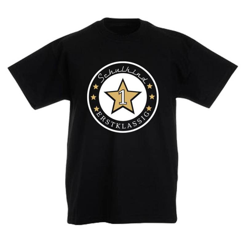 G-graphics T-Shirt Schulkind – 1 – Erstklassig Kinder T-Shirt mit Motiv zur Einschulung von G-graphics