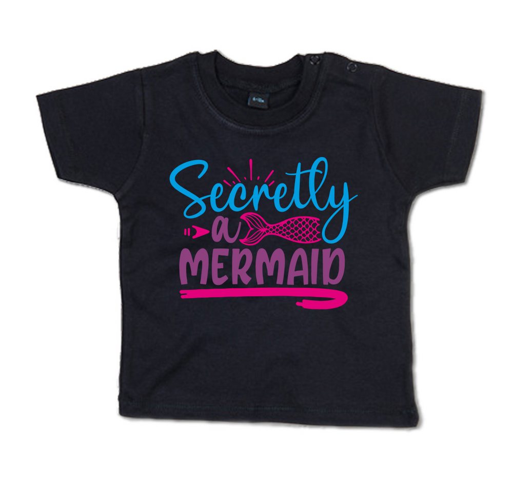 G-graphics T-Shirt Secretly a mermaid Baby T-Shirt, mit Spruch / Sprüche / Print / Aufdruck von G-graphics