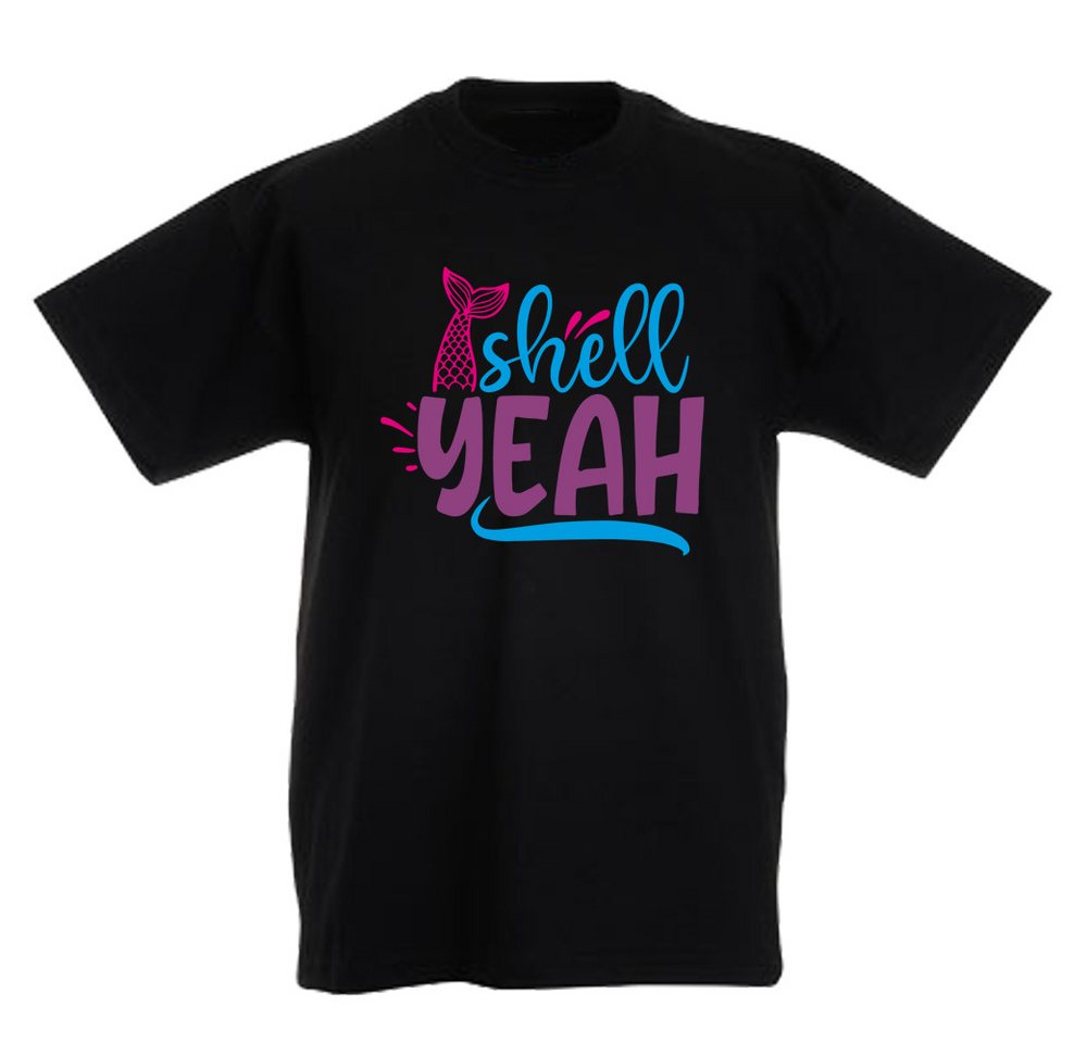G-graphics T-Shirt Shell Yeah Kinder T-Shirt mit coolem Spruch als Frontprint von G-graphics