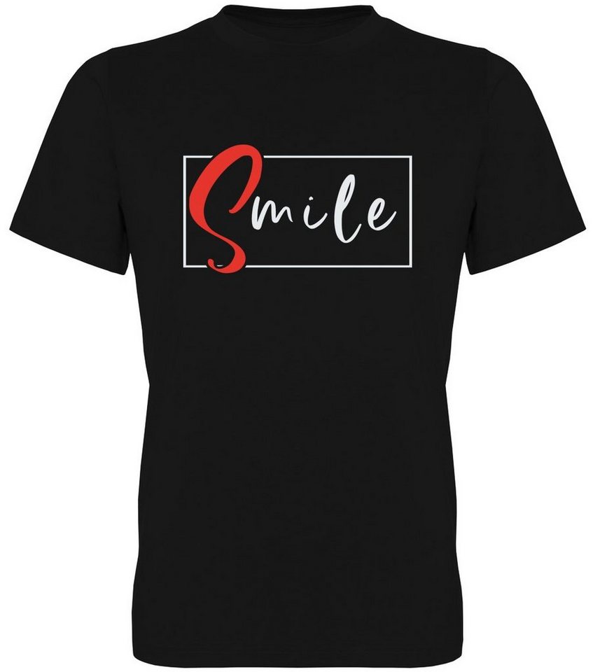 G-graphics T-Shirt Smile Herren T-Shirt, mit trendigem Frontprint, Aufdruck auf der Vorderseite, Spruch/Sprüche/Print/Motiv, für jung & alt von G-graphics