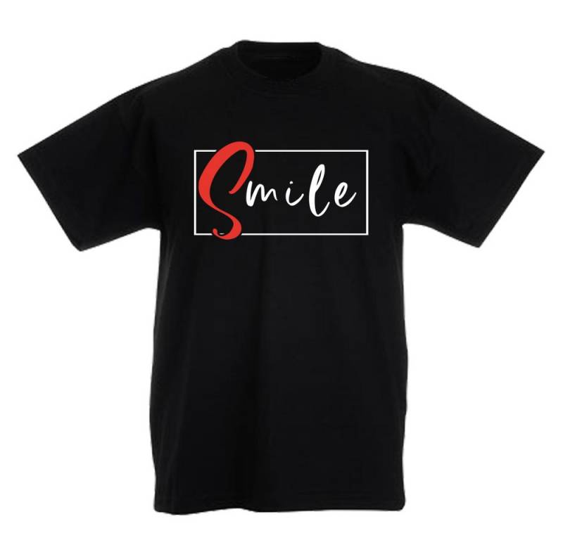 G-graphics T-Shirt Smile Kinder T-Shirt mit coolem Spruch als Frontprint von G-graphics