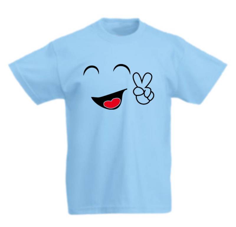 G-graphics T-Shirt Smiley Kinder T-Shirt mit coolem Motiv als Frontprint von G-graphics