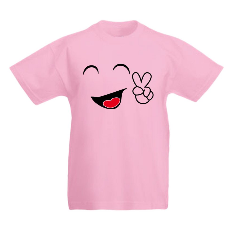 G-graphics T-Shirt Smiley Kinder T-Shirt mit coolem Motiv als Frontprint von G-graphics