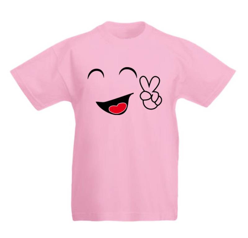 G-graphics T-Shirt Smiley Kinder T-Shirt mit coolem Motiv als Frontprint von G-graphics