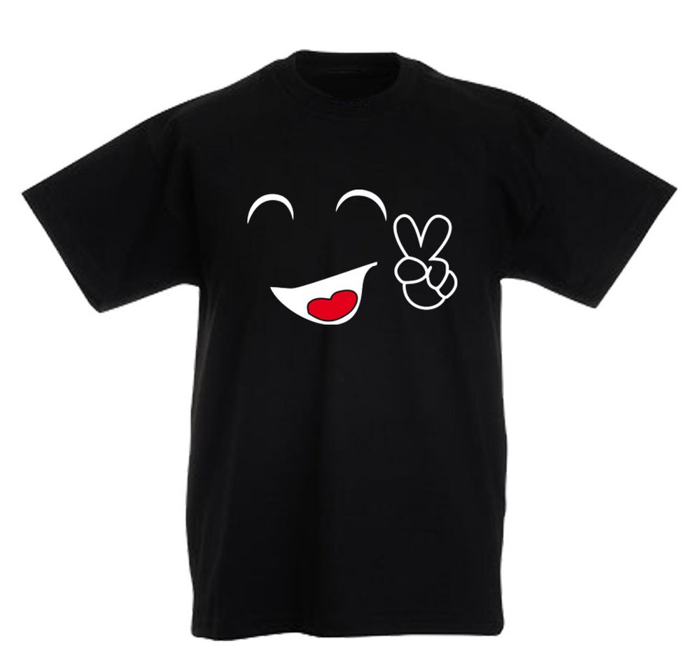 G-graphics T-Shirt Smiley Kinder T-Shirt mit coolem Motiv als Frontprint von G-graphics