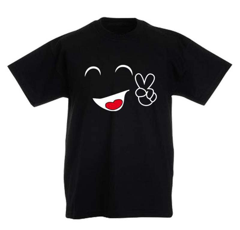 G-graphics T-Shirt Smiley Kinder T-Shirt mit coolem Motiv als Frontprint von G-graphics