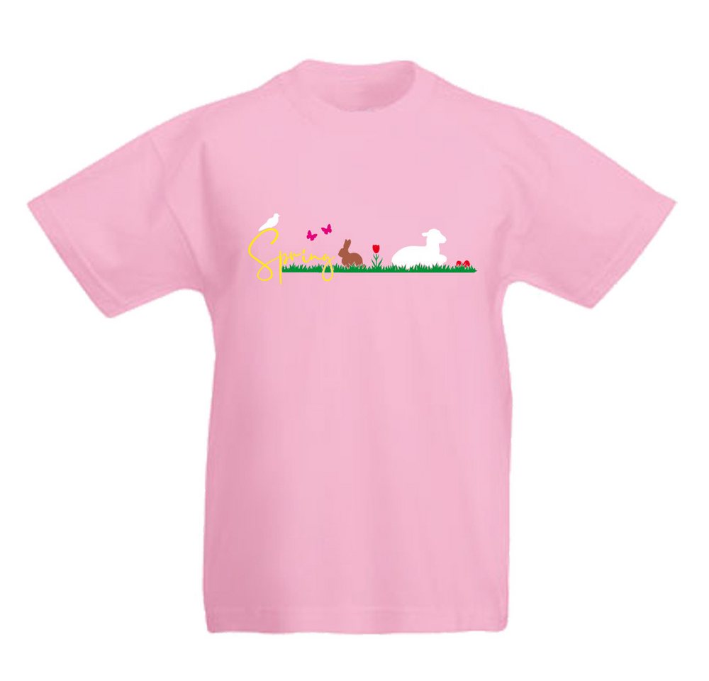 G-graphics T-Shirt Spring – Frühlingswiese Kinder T-Shirt mit Motiv für den Frühling & zu Ostern von G-graphics