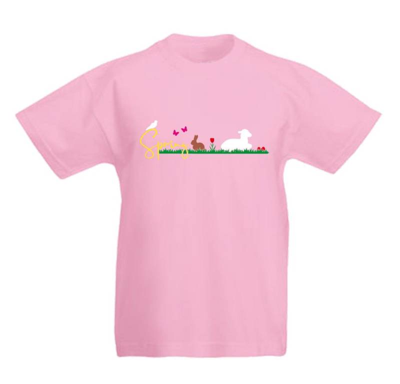 G-graphics T-Shirt Spring – Frühlingswiese Kinder T-Shirt mit Motiv für den Frühling & zu Ostern von G-graphics