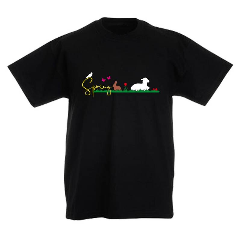 G-graphics T-Shirt Spring – Frühlingswiese Kinder T-Shirt mit Motiv für den Frühling & zu Ostern von G-graphics