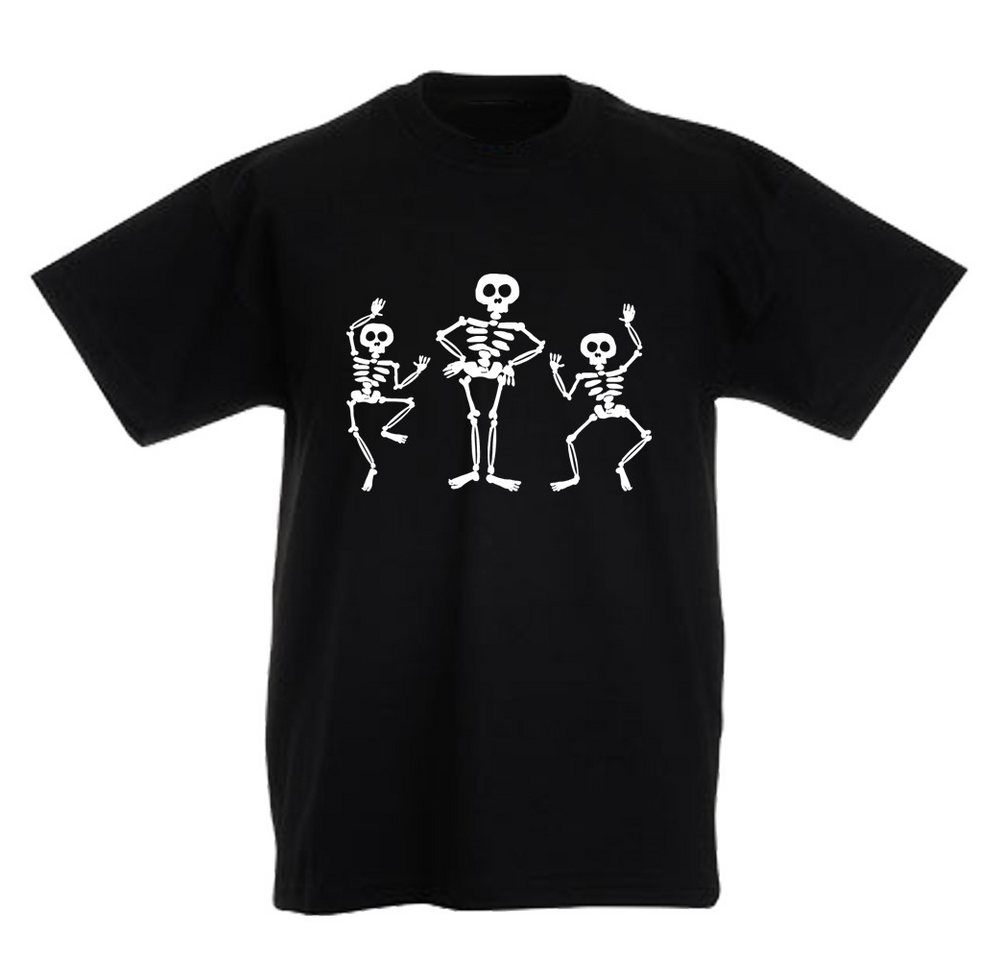 G-graphics T-Shirt Tanzende Skelette Kinder T-Shirt mit gruseligem Motiv zu Halloween von G-graphics