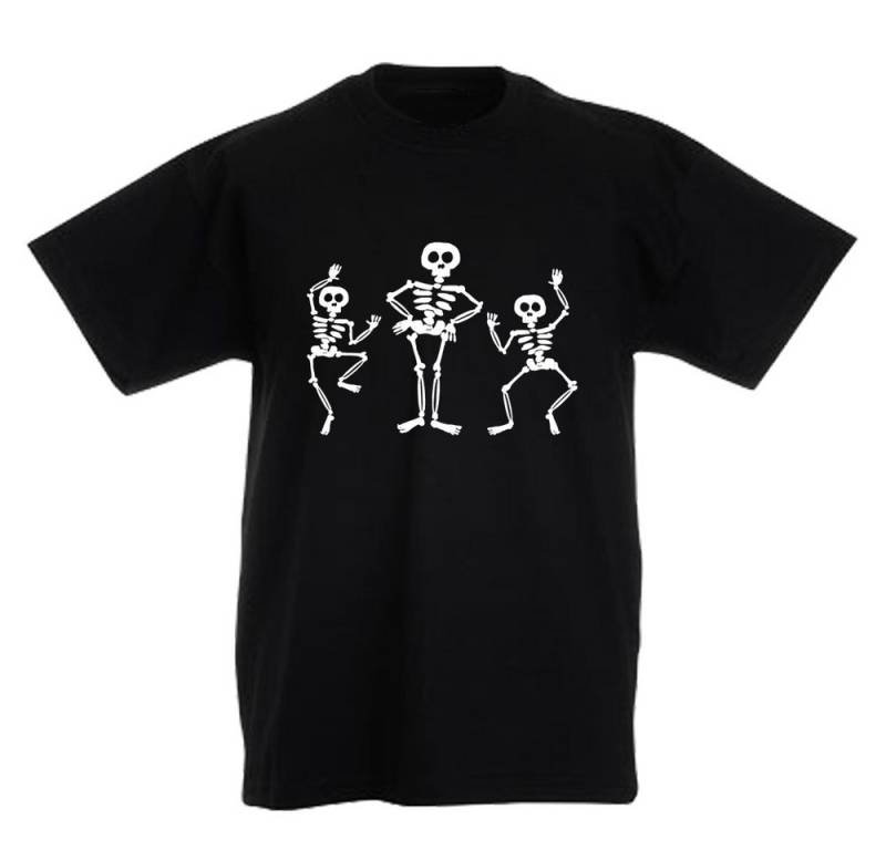 G-graphics T-Shirt Tanzende Skelette Kinder T-Shirt mit gruseligem Motiv zu Halloween von G-graphics