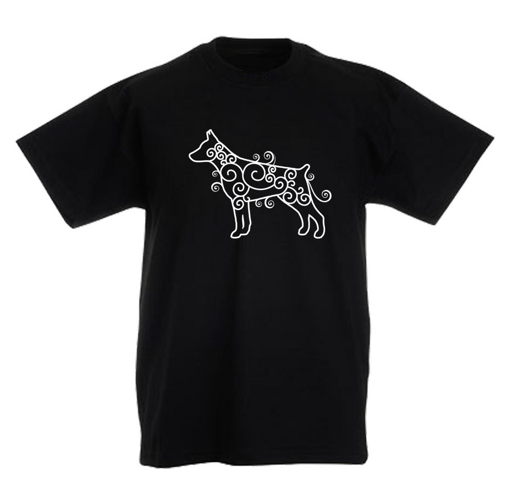 G-graphics T-Shirt Tribalhund - Schäferhund Kinder T-Shirt mit coolem Motiv als Frontprint von G-graphics