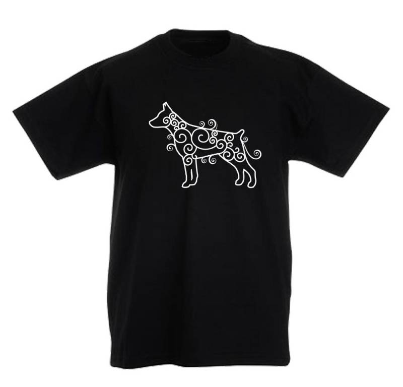 G-graphics T-Shirt Tribalhund - Schäferhund Kinder T-Shirt mit coolem Motiv als Frontprint von G-graphics