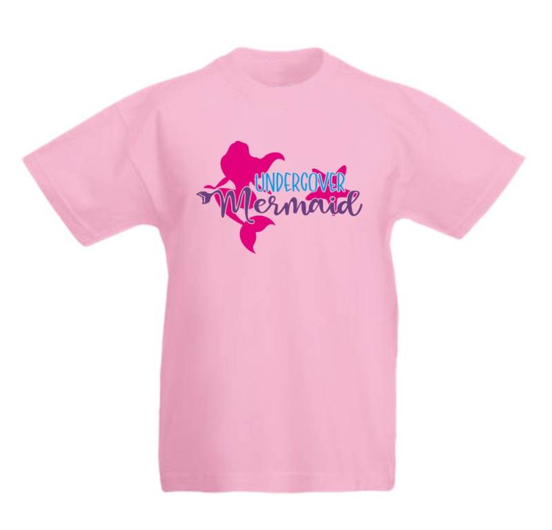 G-graphics T-Shirt Undercover mermaid Kinder T-Shirt mit coolem Spruch als Frontprint von G-graphics