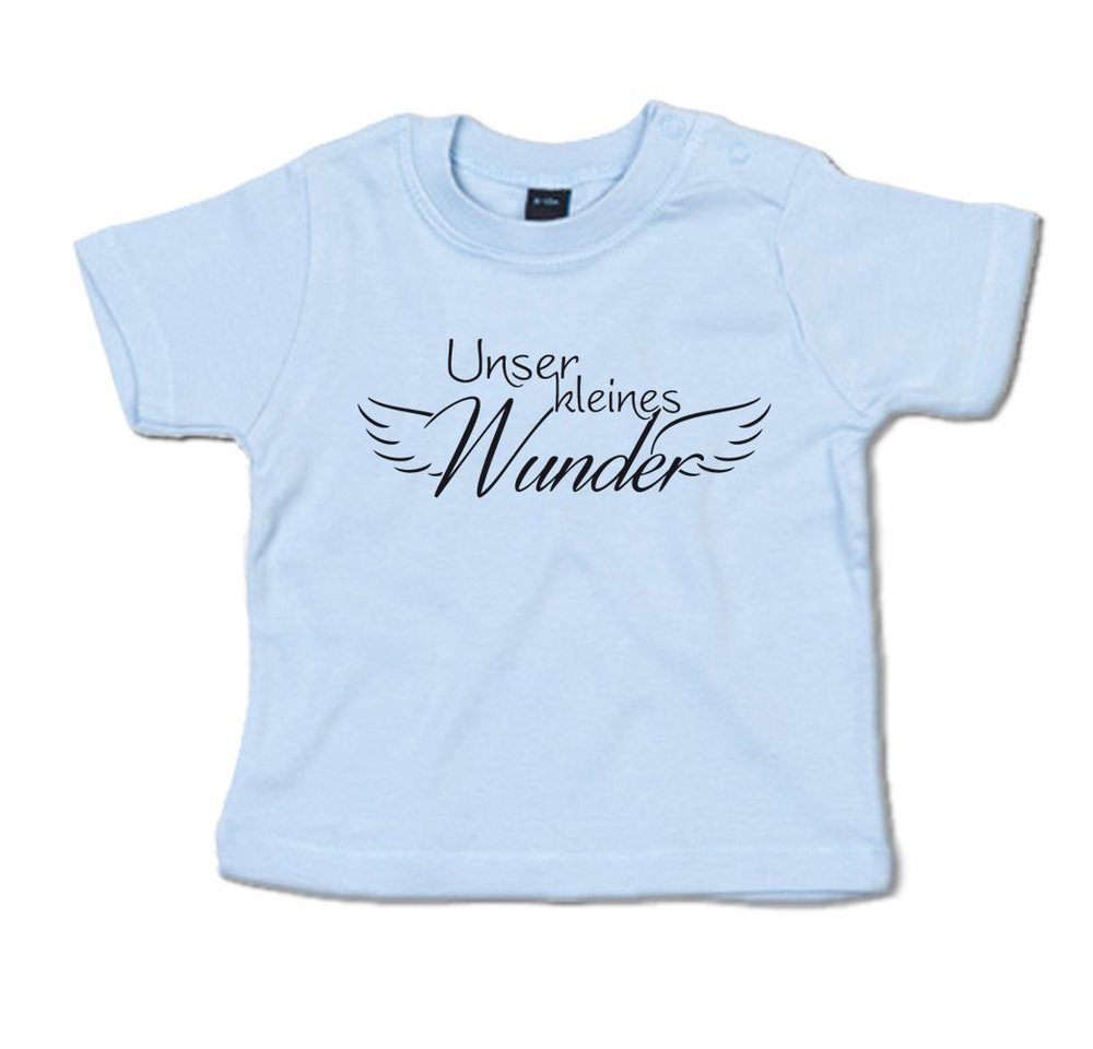 G-graphics T-Shirt Unser kleines Wunder mit Spruch / Sprüche / Print / Aufdruck, Baby T-Shirt von G-graphics