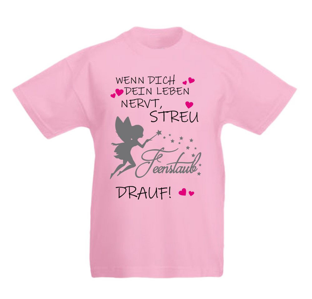 G-graphics T-Shirt Wenn Dich Dein Leben nervt, streu Feenstaub drauf Kinder T-Shirt mit coolem Spruch als Frontprint von G-graphics