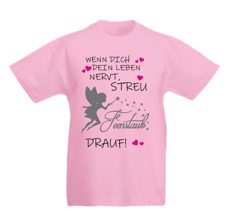 G-graphics T-Shirt Wenn Dich Dein Leben nervt, streu Feenstaub drauf Kinder T-Shirt mit coolem Spruch als Frontprint von G-graphics