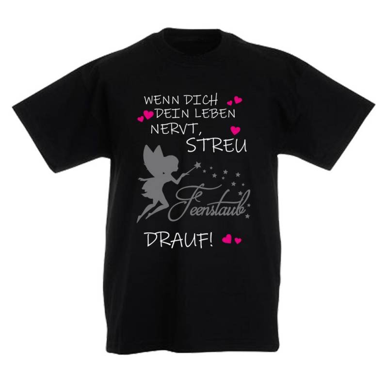 G-graphics T-Shirt Wenn Dich Dein Leben nervt, streu Feenstaub drauf Kinder T-Shirt mit coolem Spruch als Frontprint von G-graphics