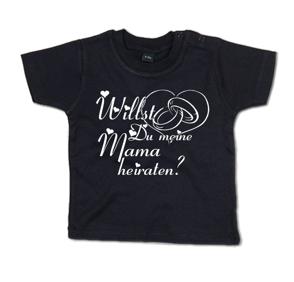 G-graphics T-Shirt Willst Du meine Mama heiraten? Baby T-Shirt, mit Spruch / Sprüche / Print / Aufdruck von G-graphics