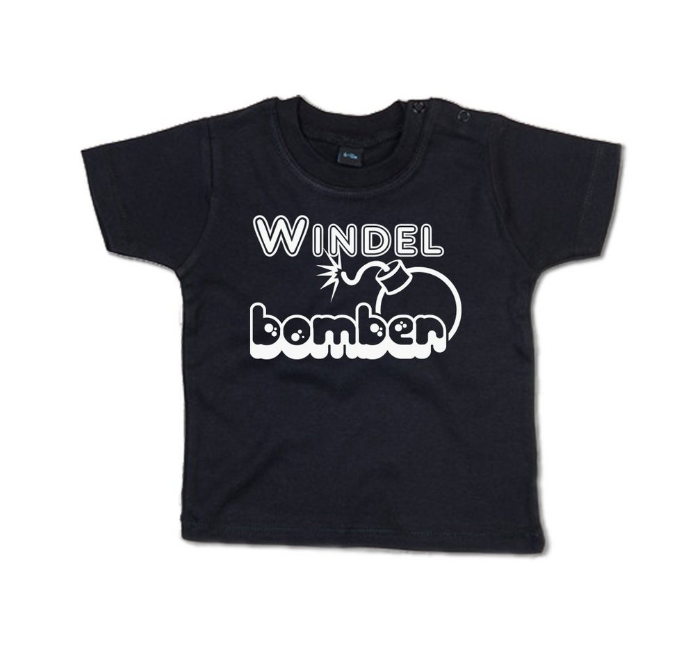 G-graphics T-Shirt Windelbomber Baby T-Shirt mit Spruch für coole Babys von G-graphics