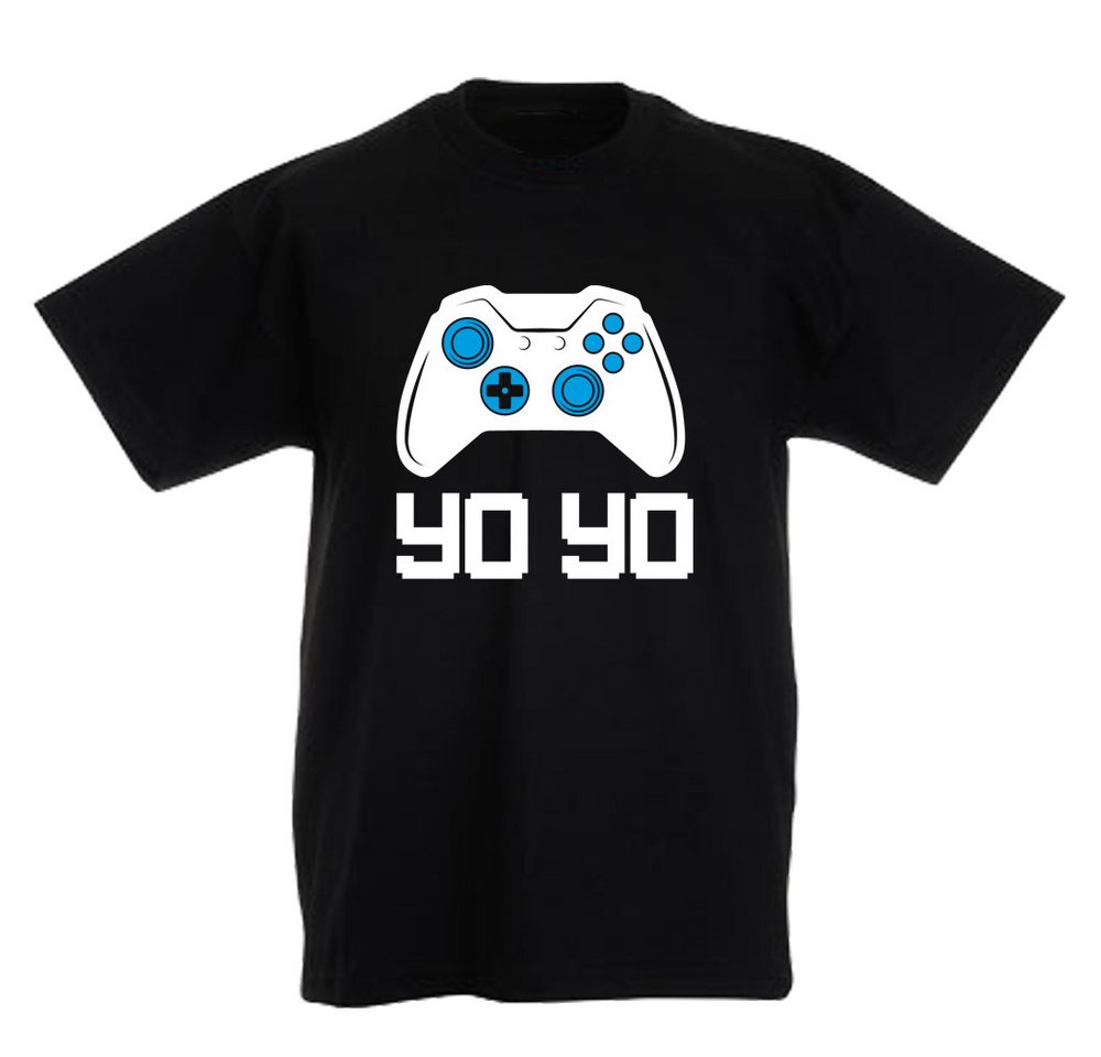 G-graphics T-Shirt Yo Yo – Controller Kinder T-Shirt mit coolem Frontprint für Gamer*innen von G-graphics