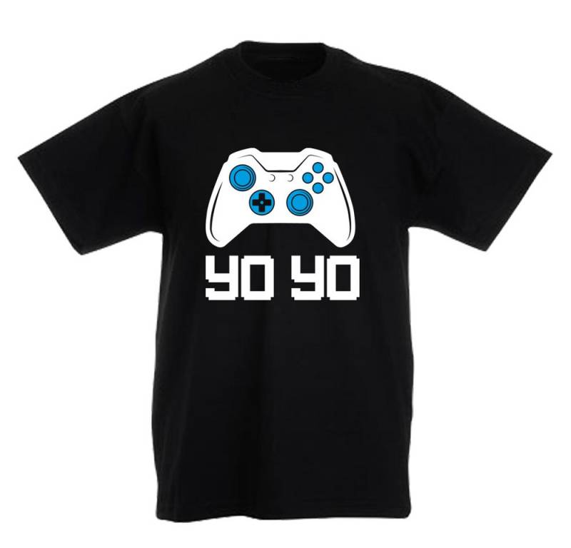 G-graphics T-Shirt Yo Yo – Controller Kinder T-Shirt mit coolem Frontprint für Gamer*innen von G-graphics