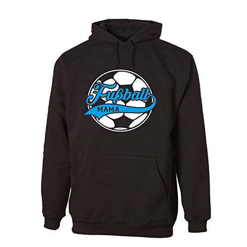 G-graphics Unisex Hoodie Fußball Mama 156.0223 (L, Druck weiß/blau) von G-graphics