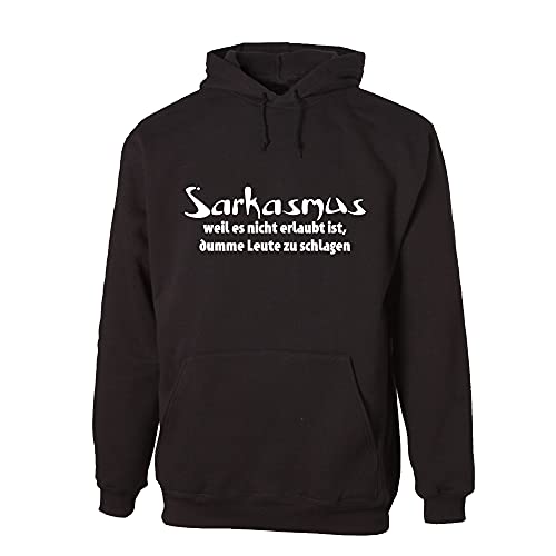 G-graphics Unisex Hoodie Sarkasmus - Weil es Nicht erlaubt ist dumme Leute zu Schlagen 156.1067 (2XL) von G-graphics