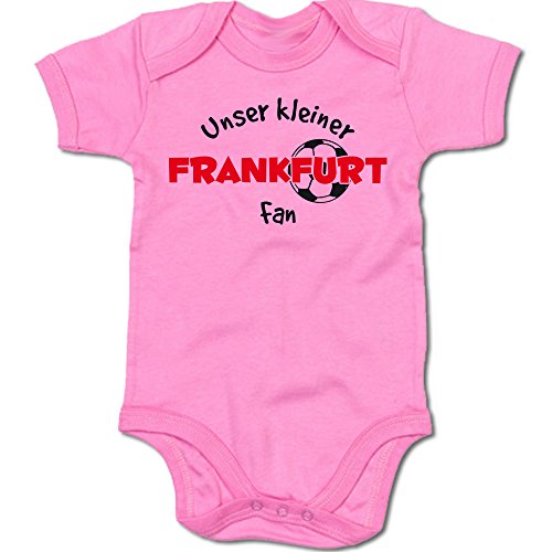 G-graphics Unser Kleiner Frankfurt Fan Baby-Body Suite Strampler 250.0485 (0-3 Monate, pink) von G-graphics