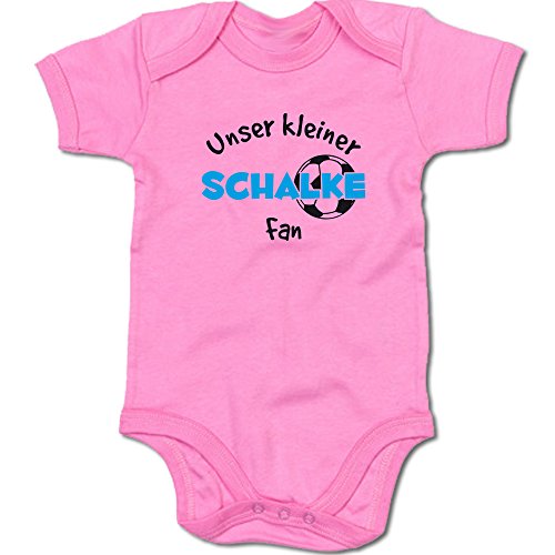 G-graphics Unser Kleiner Schalke Fan Baby-Body Suite Strampler 250.0480 (0-3 Monate, pink) von G-graphics
