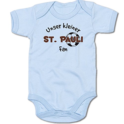 G-graphics Unser Kleiner St. Pauli Fan Baby-Body Suite Strampler 250.0493 (3-6 Monate, blau) von G-graphics