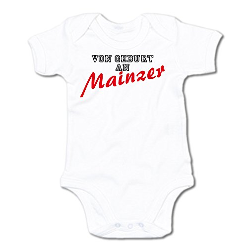 G-graphics Von Geburt an Mainzer Baby-Body 250.0097 (0-3 Monate, weiß) von G-graphics