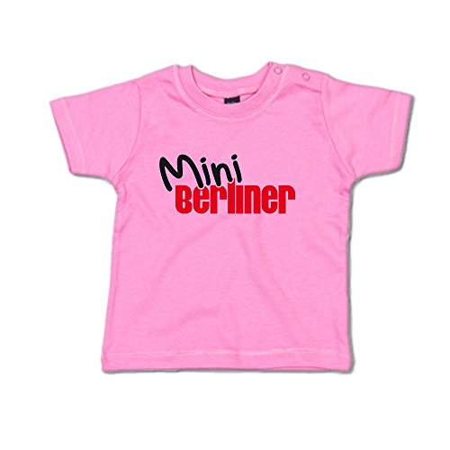 Mini Berliner Baby T-Shirt 266.0092 (3-6 Monate, pink) von G-graphics