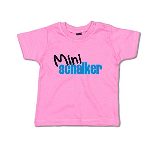 Mini Schalker Baby T-Shirt (266.0066) (6-12 Monate, bubblegumpink) von G-graphics