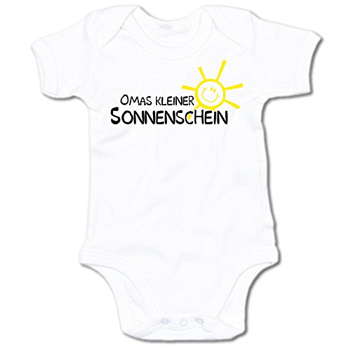 G-graphics Omas Kleiner Sonnenschein Baby-Body 250.0323 (0-3 Monate, weiß) von G-graphics