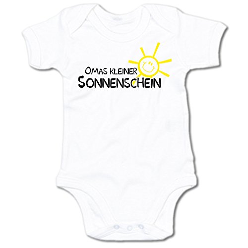 G-graphics Omas Kleiner Sonnenschein Baby-Body 250.0323 (3-6 Monate, weiß) von G-graphics