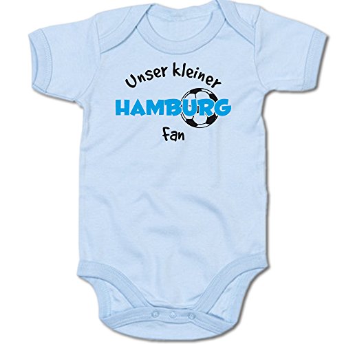 G-graphics Unser Kleiner Hamburg Fan Baby-Body Suite Strampler 250.0487 (3-6 Monate, blau) von G-graphics