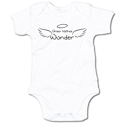 G-graphics Unser kleines Wunder Baby-Body 250.0316 (0-3 Monate, weiß) von G-graphics