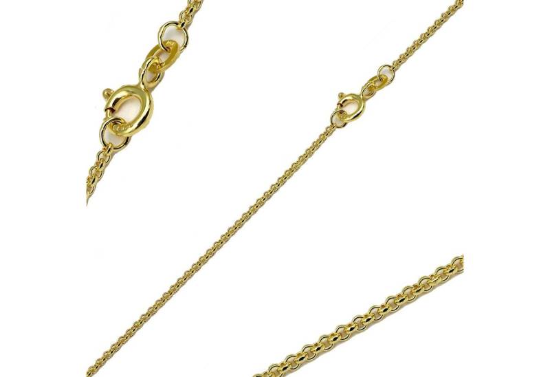 G & J Collier Erbskette 333 8Karat Gold 1,50mm 45 - 50cm Halskette (inkl. Schmucketui), Made in Germany von G & J