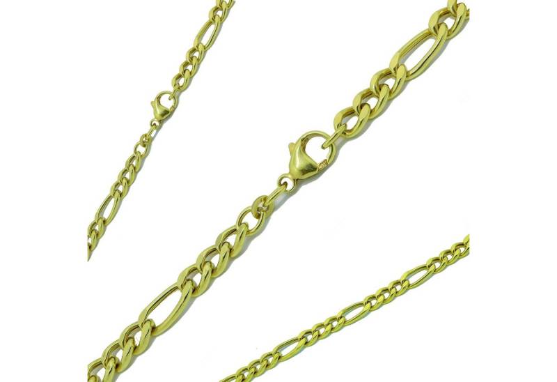 G & J Collier Figarokette 333 8Karat Gold 5,3mm 45cm hochwertiges edles Collier (inkl. Schmucketui) von G & J
