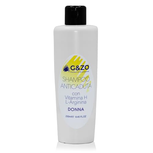 Shampoo gegen Haarausfall Herren Damen 250 ml mit Vitamin PP B5 H und Arginin (Damen Vitamin H Arginin, 250 ml) von G&ZO