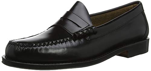 G.H. Bass & Co. Herren Larson Slipper, Schwarz (Black Leather 000), 44.5 EU von G.H. Bass & Co.